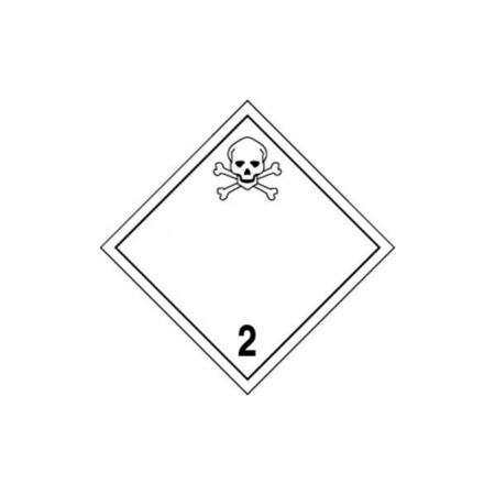 Accuform TDG PLACARD CLASS 2 273MM x 273MM TCP206CT50 TCP206CT50